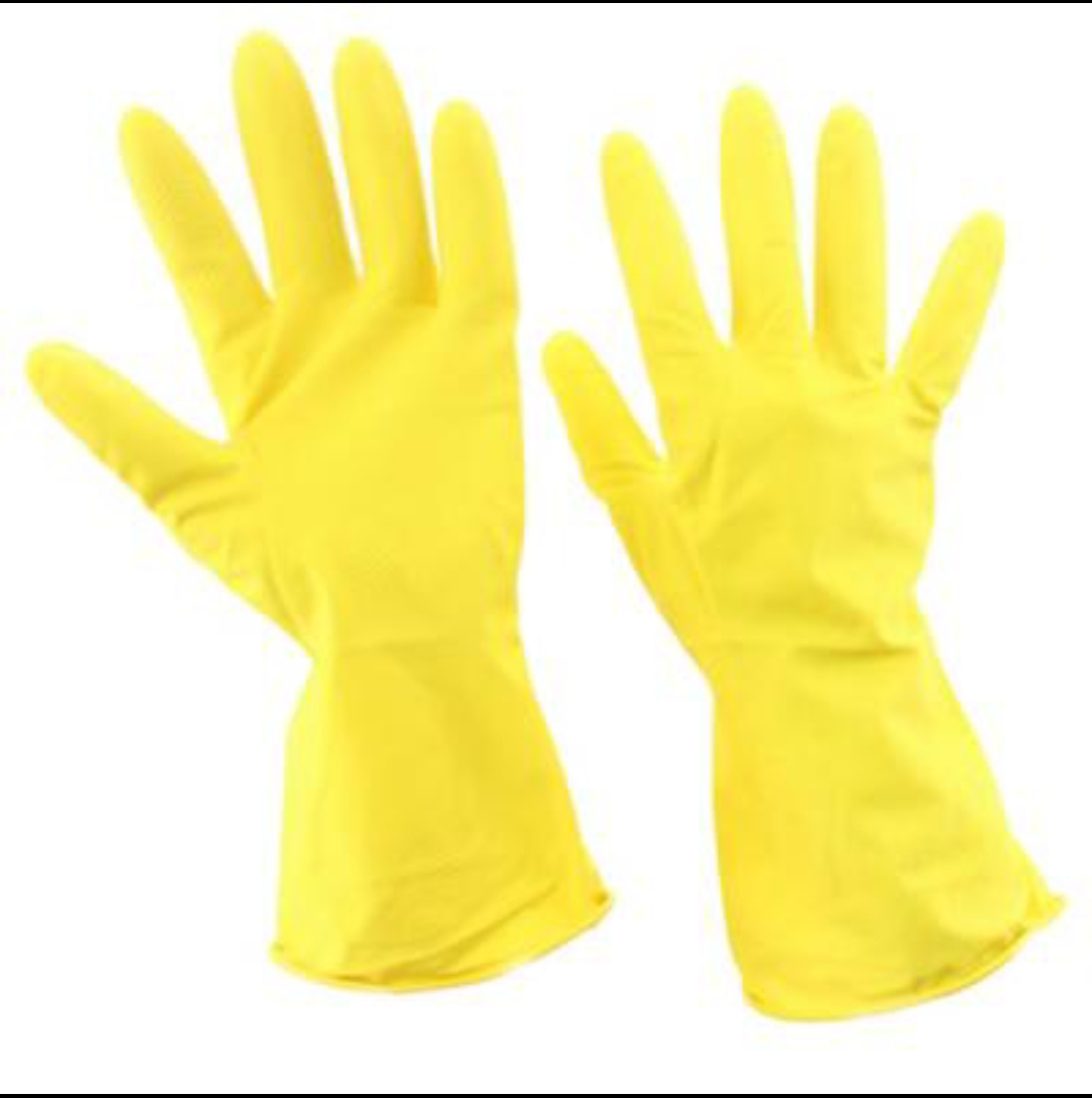 Guantes de goma domésticos