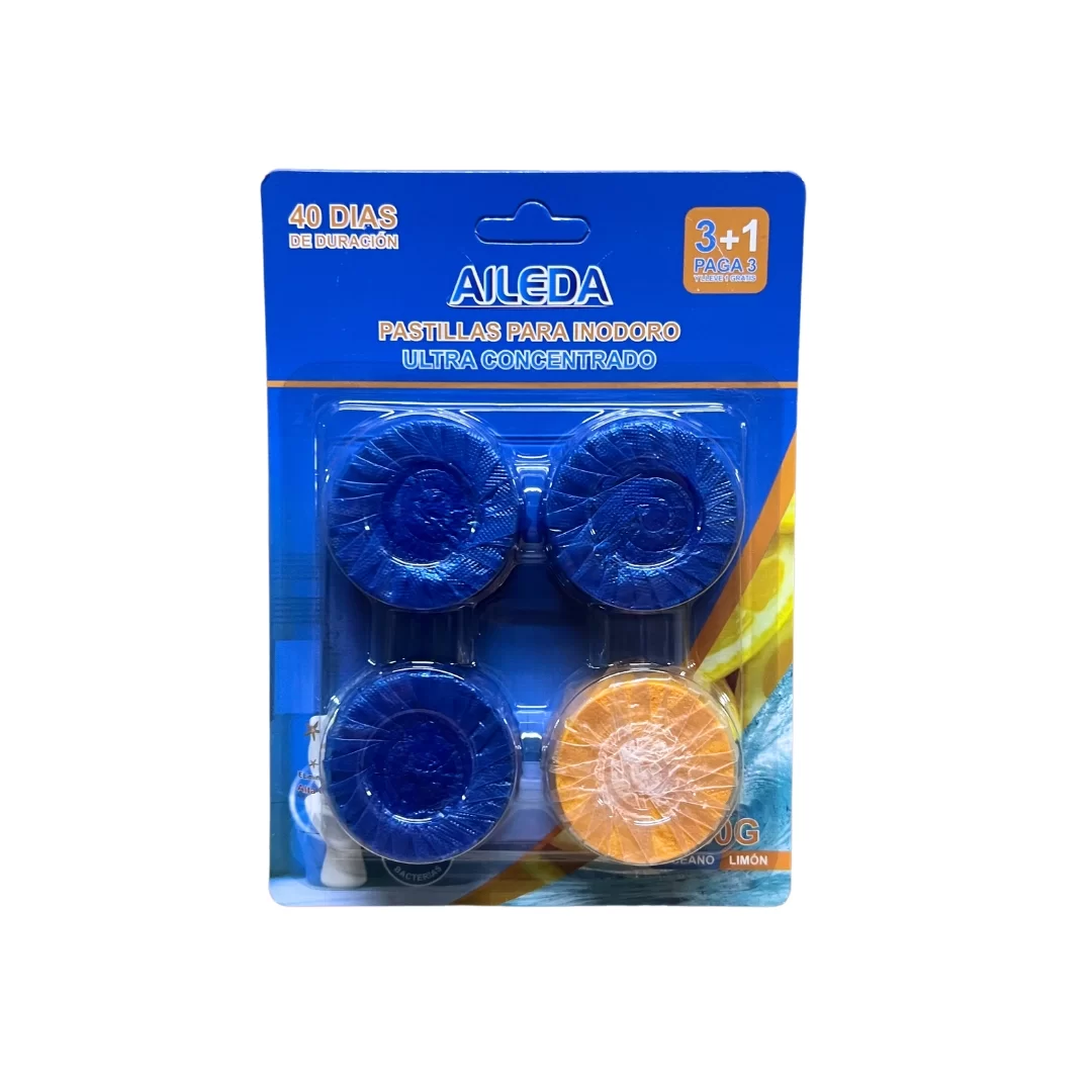 Pastillas de cloro azul para estanque WC