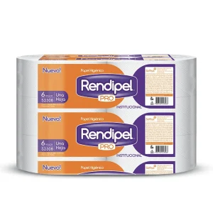 Papel higiénico industrial 6x300mts