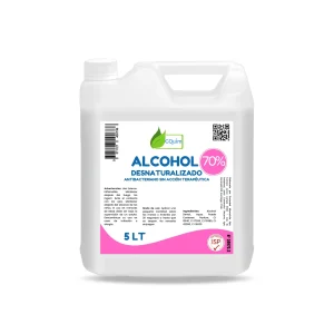 Alcohol desnaturalizado 70% 5 litros