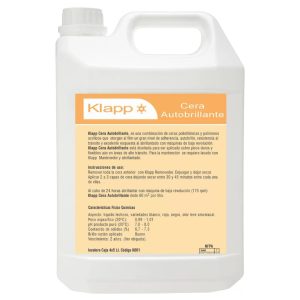 Abrillantador de pisos duros 5 litros