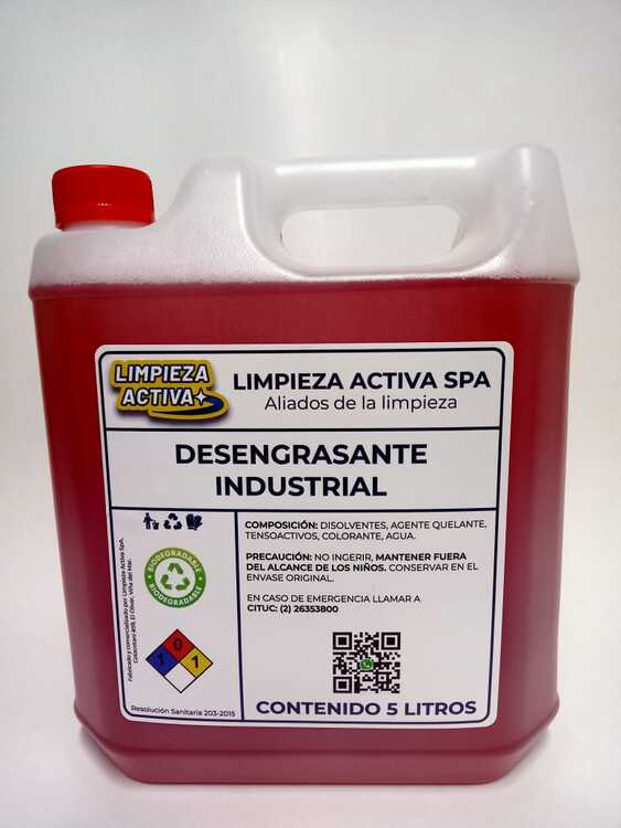 Desengrasante industrial 5 litros